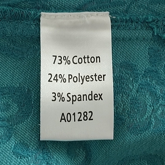 Appleseed's Petite Blue Embroidered Jacket 8P - Picture 8 of 10